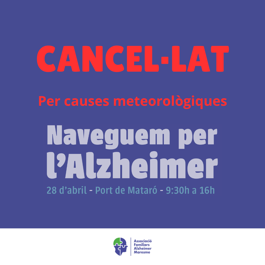 Cancel·lada regata “Naveguem per l’Alzheimer”