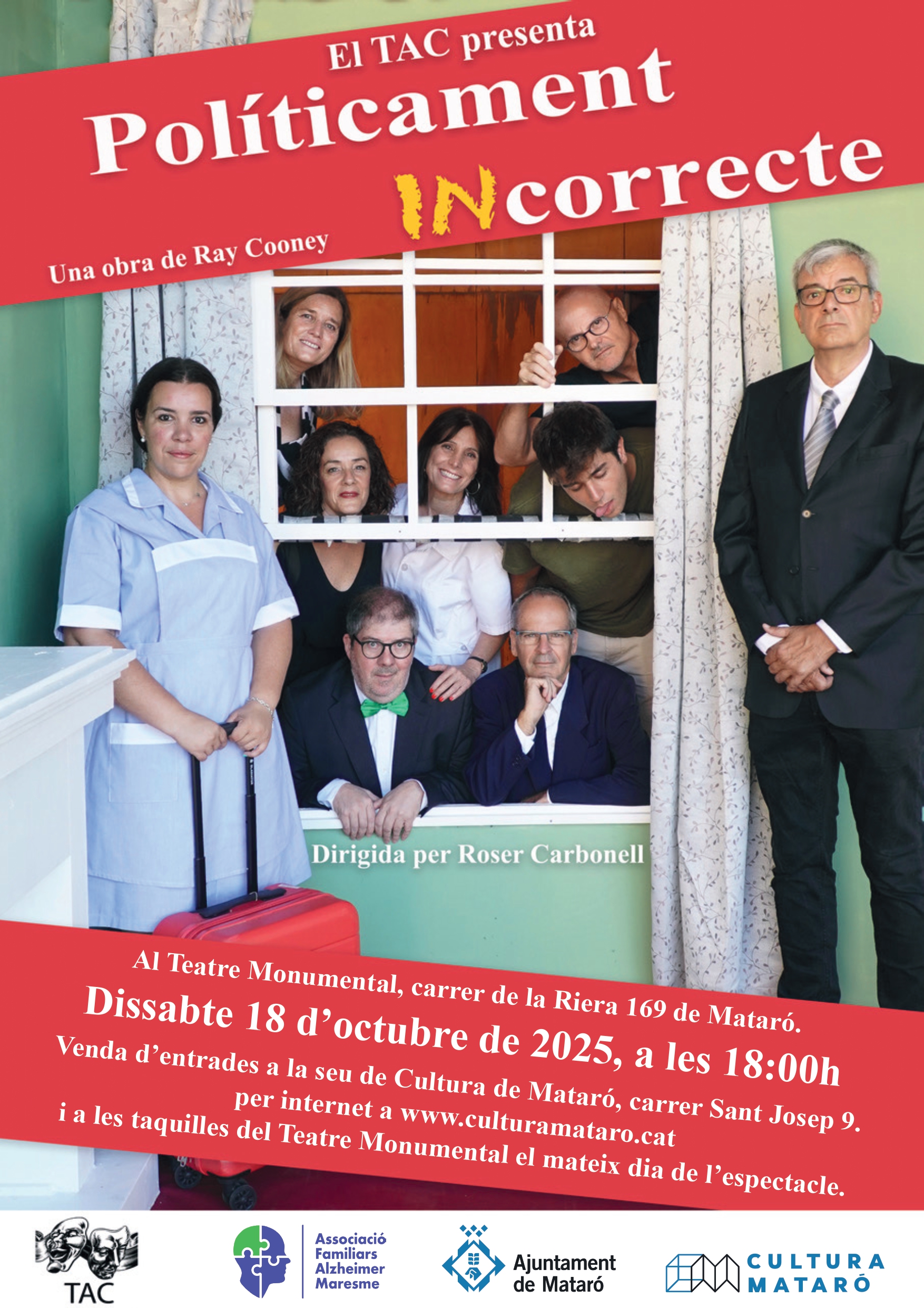 Políticament Incorrecte – Una divertida obra al Teatre Monumental